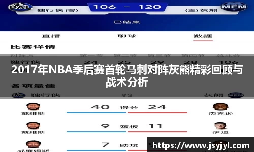 2017年NBA季后赛首轮马刺对阵灰熊精彩回顾与战术分析